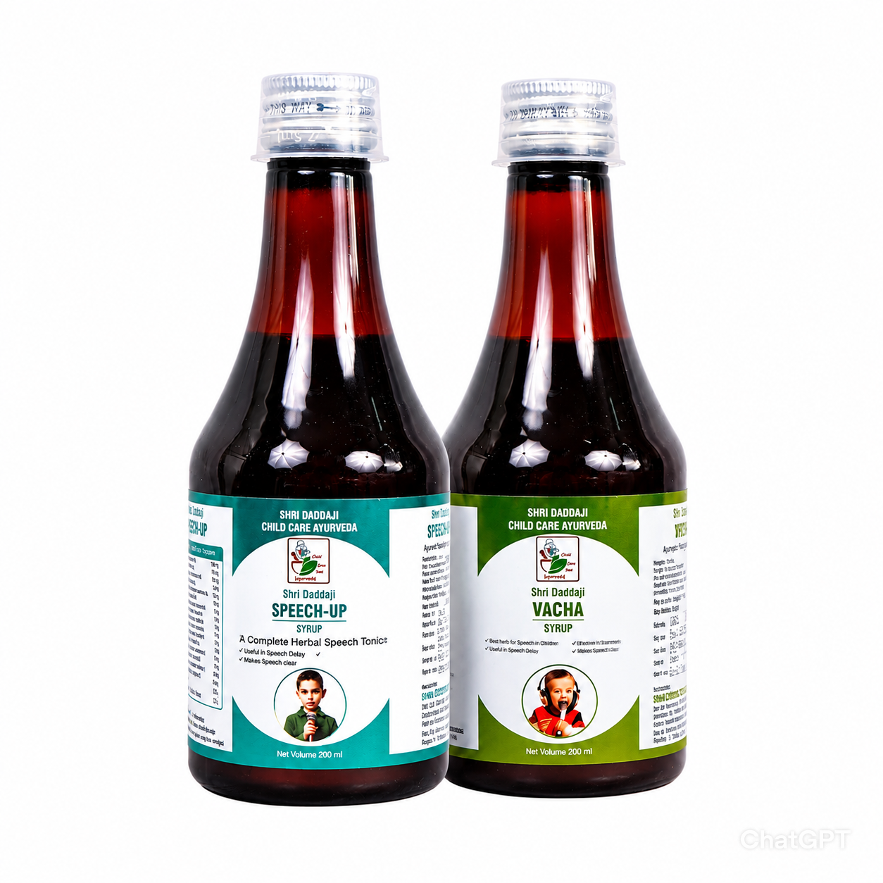 Speech-Up Syrup + Vacha Syrup Combination