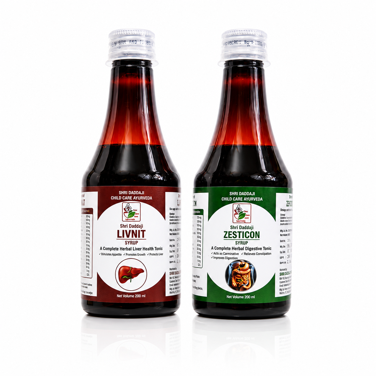 Livnit + Zesticon Syrup Combo Pack