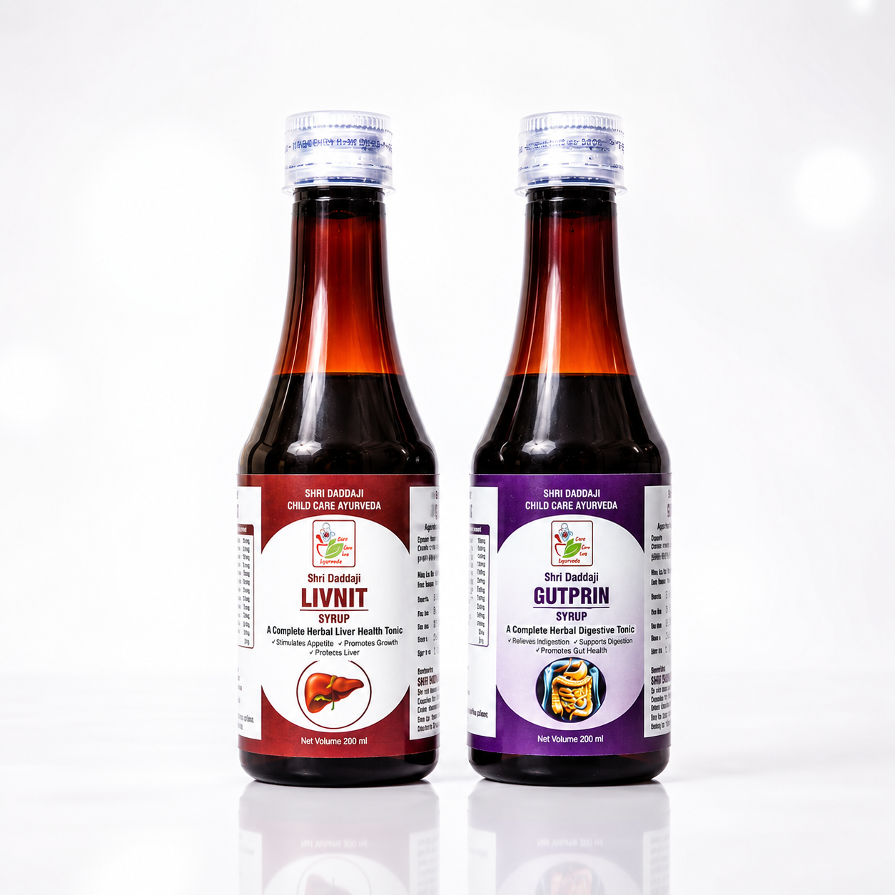 Livnit and Gutprin Syrup Combo Pack