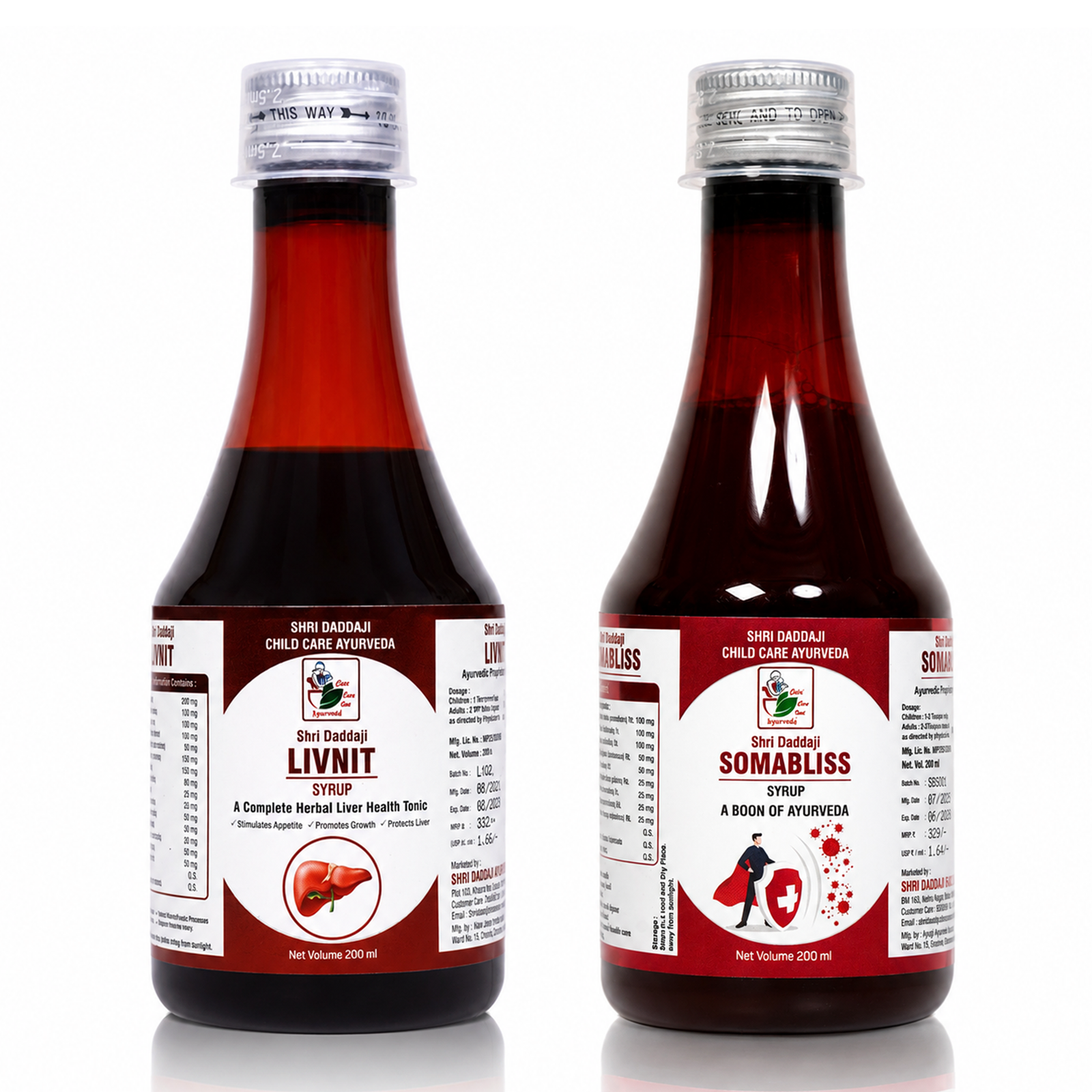 Livnit + SomaBliss Syrup Combo Pack